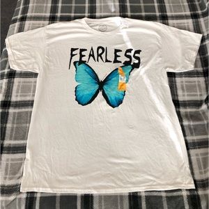nwt fearless butterfly graphic tee size large